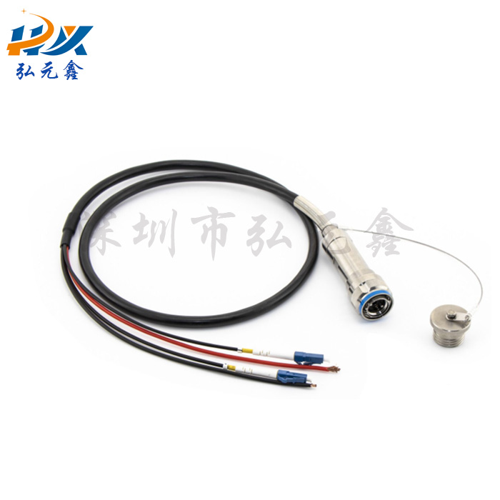 J599 2光2電混合連接器/光電混合插頭